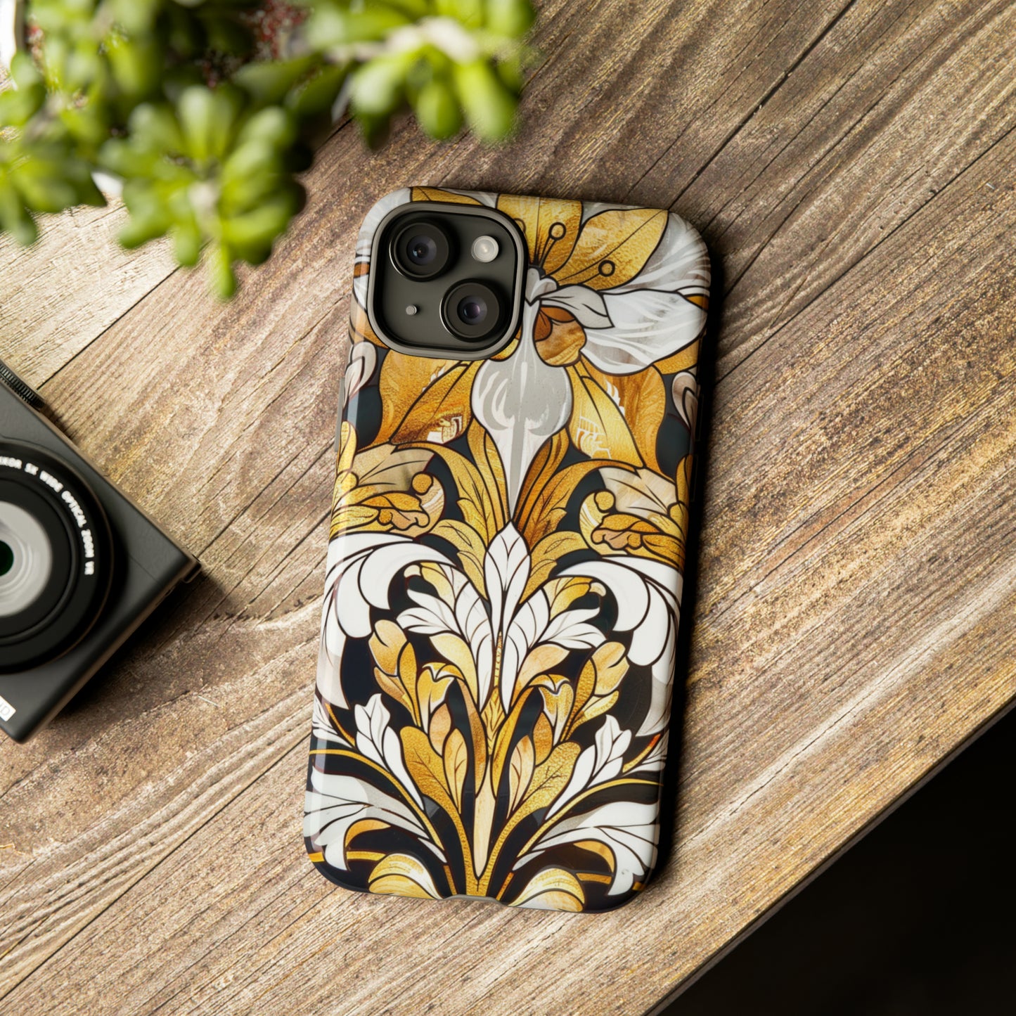 Art Deco Stained Glass floral Phone Case