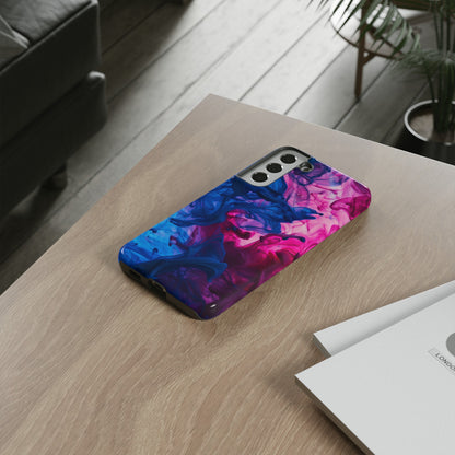 Magenta and Blue Color Explosion Phone Case