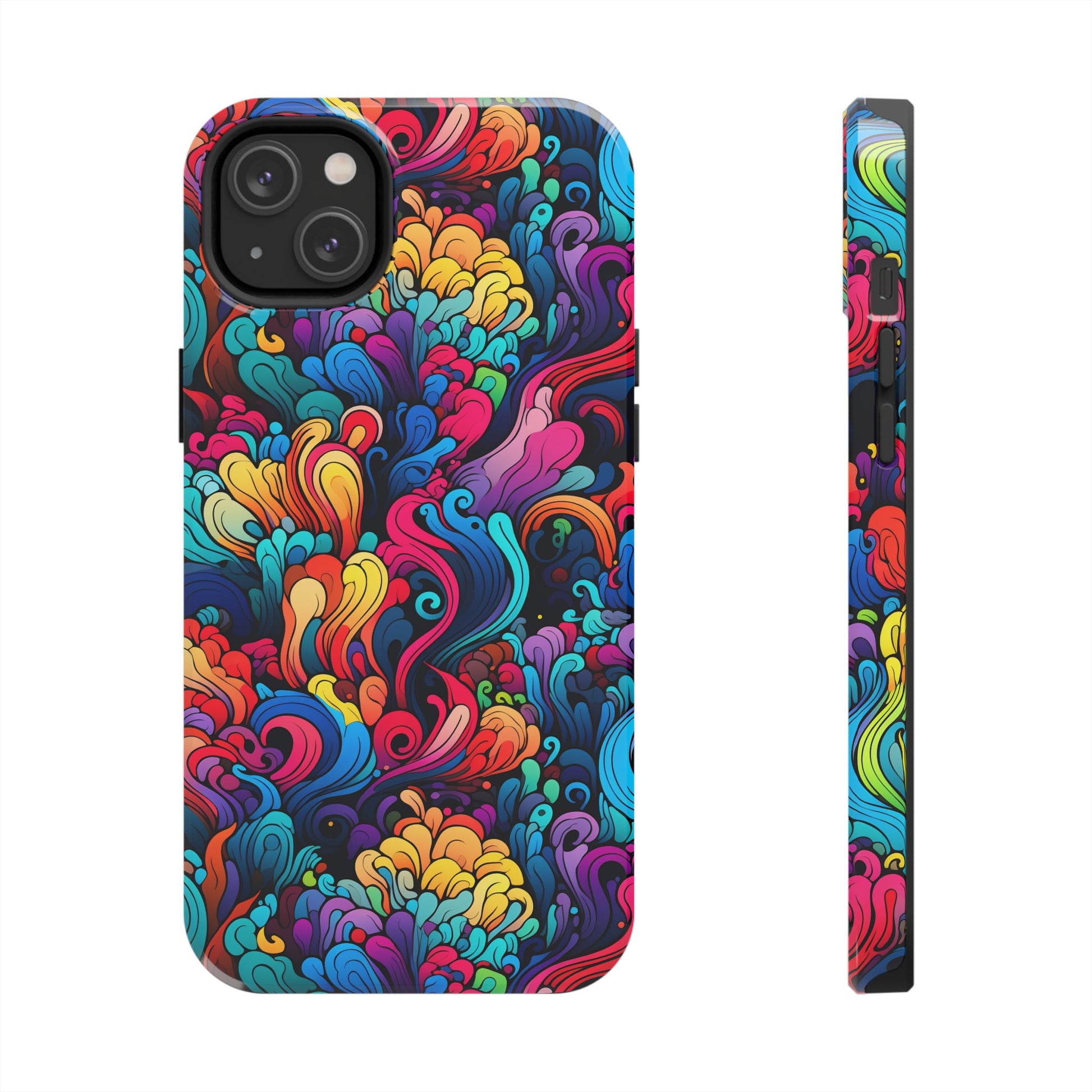 Durable iPhone Case with Psychedelic Inspiration