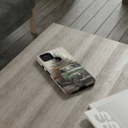 Christmas Pickup Truck Phone Case for iPhone