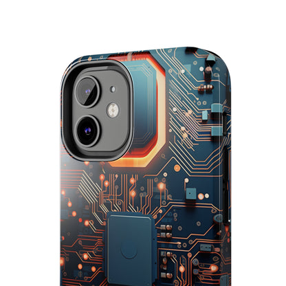 Neon Nexus: Cyberpunk Circuit Board | Futuristic Tech-Inspired iPhone Case