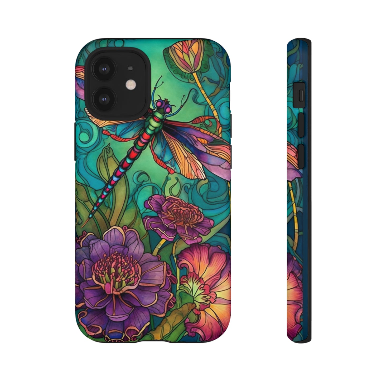 Art Nouveau Dragonfly - A Timeless Symbol of Elegance for Google Pixel, iPhone, and Samsung Cases