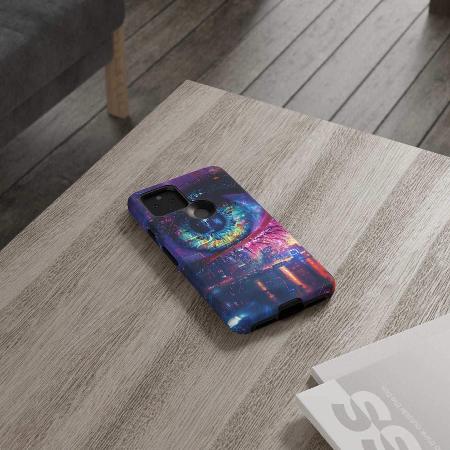 Eye of the Beholder Cyberpunk Art Phone Case