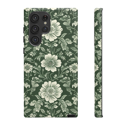 Floral Sage Green Wildflower Phone Case