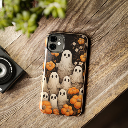 Ghostly Greetings: "Boo Trick or Treat" | Spooky Halloween Spirits iPhone Case