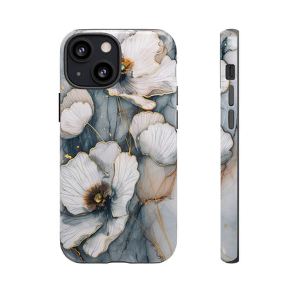 Flowers and Gold Phone Case