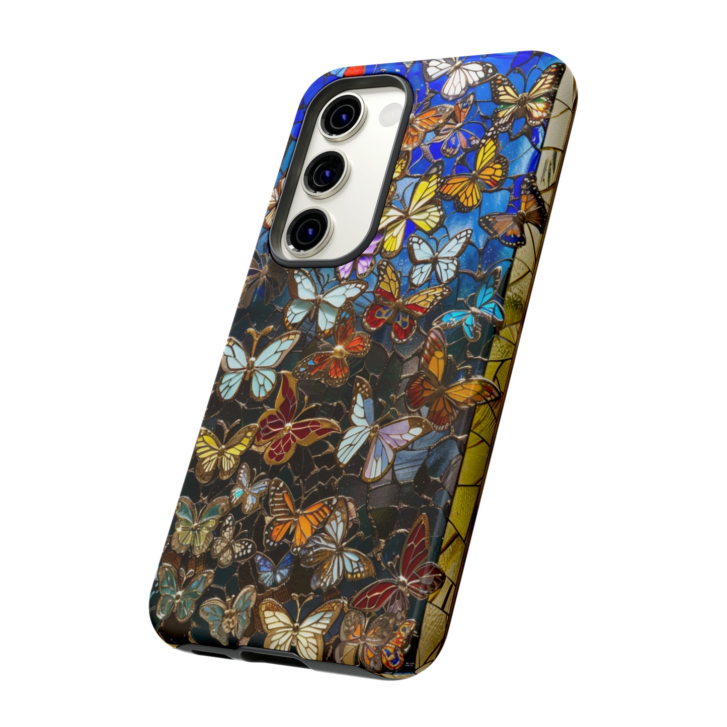 Butterfly Flower Garden Painting Phone Case