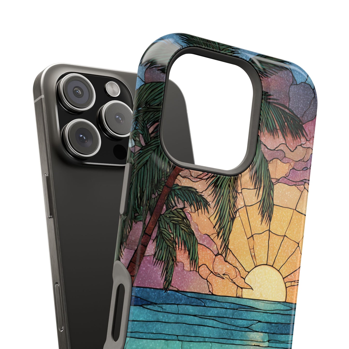 Tropical Sunset Magnetic Phone Case