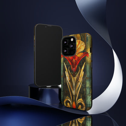 Art Deco Stained Glass floral Phone Case