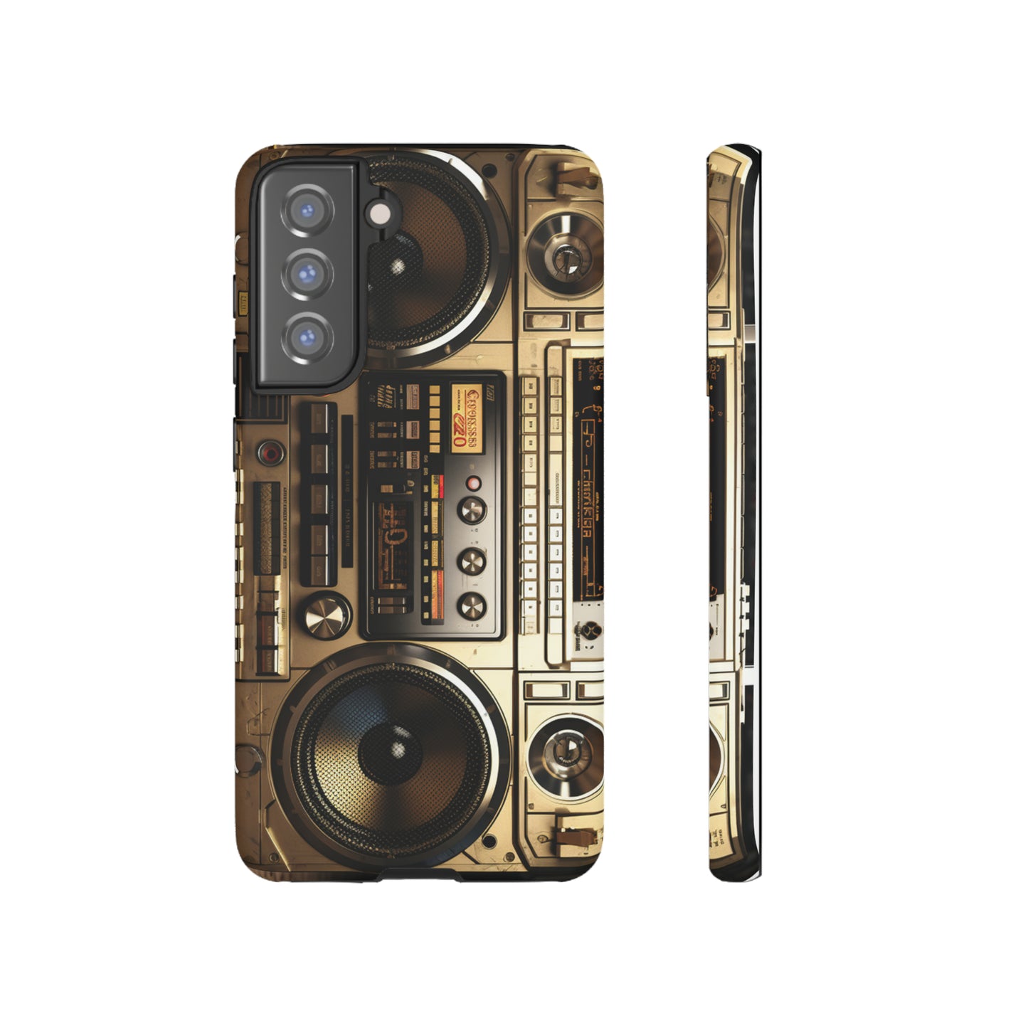 Urban Beats: Boombox Hip Hop Music Pixel Phone Case | Retro Rhythms for iPhone 15 Models