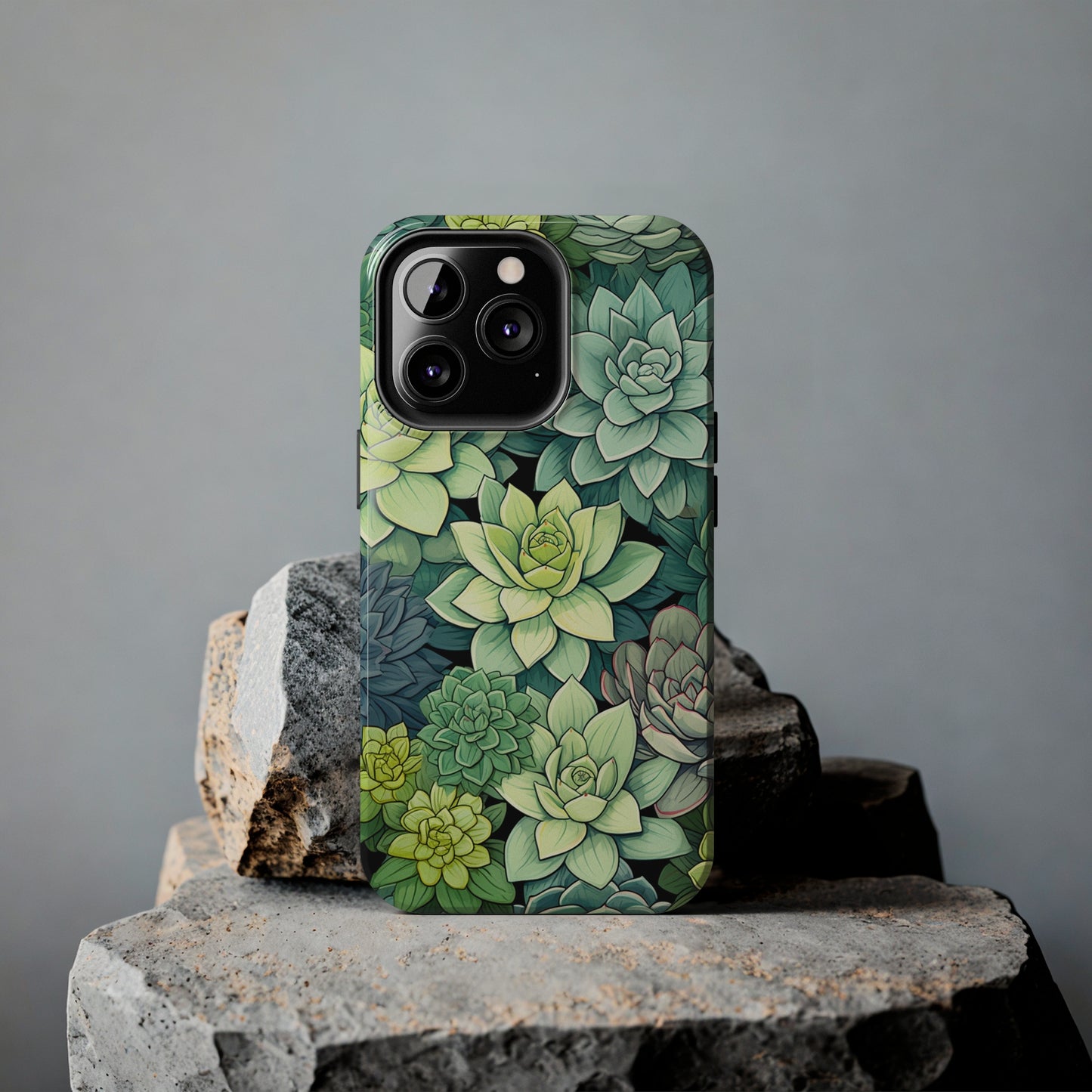 Succulent Desert Cactus Floral iPhone Case | Embrace the Beauty of Arid Elegance