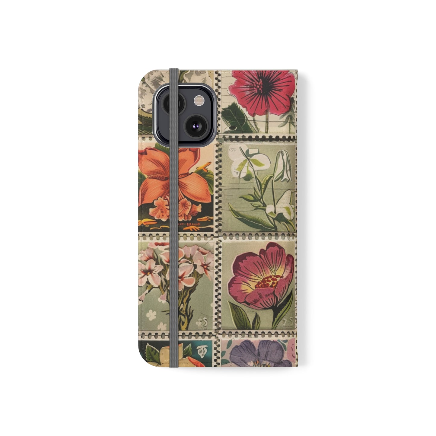 Artistic floral stamp case for iPhone 11 Pro Max