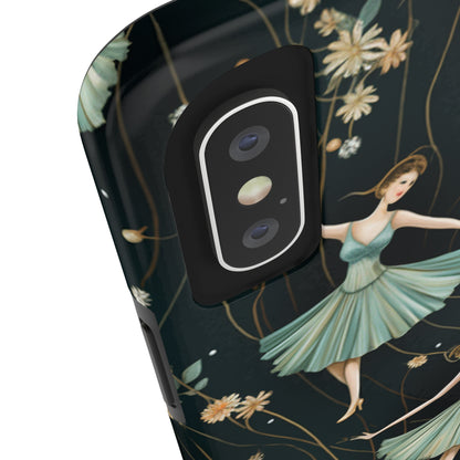 Vintage Style Dancing Ballerina iPhone Case | Embrace Elegance and Grace in Retro Charm