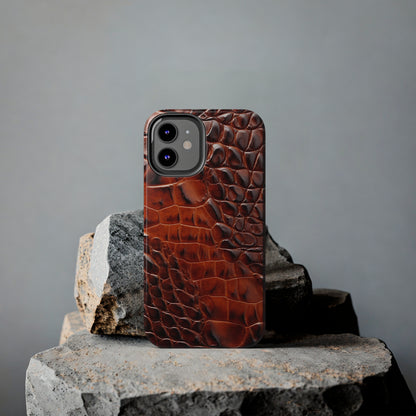 Alligator Skin Texture iPhone Case | Embrace Luxurious Style and Protection