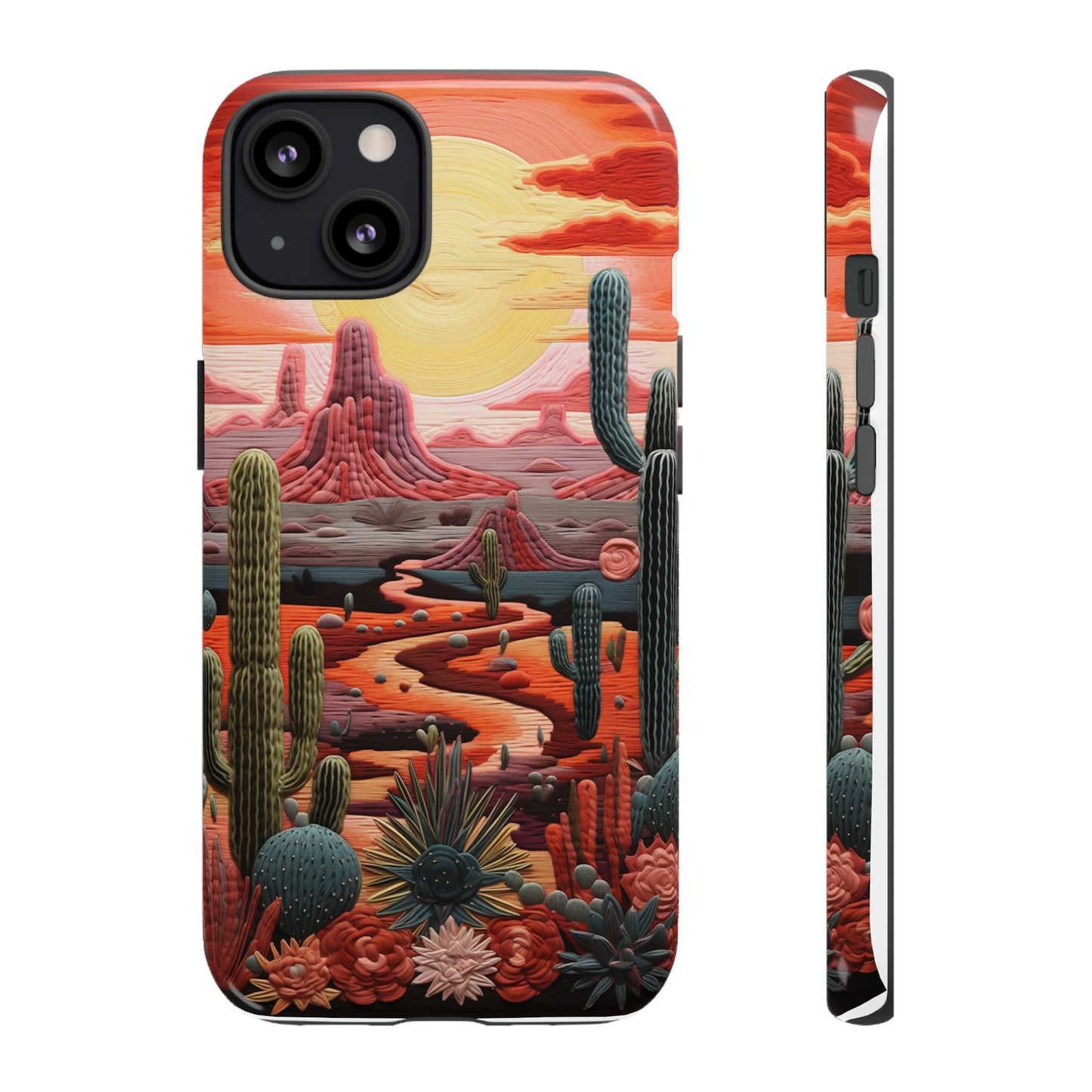 Cactus Desert Sunset Phone Case