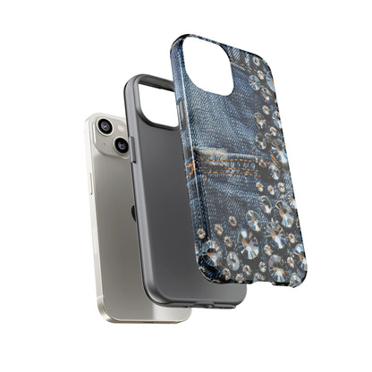 Blue Jean Queen Rhinestone Bling Phone Case