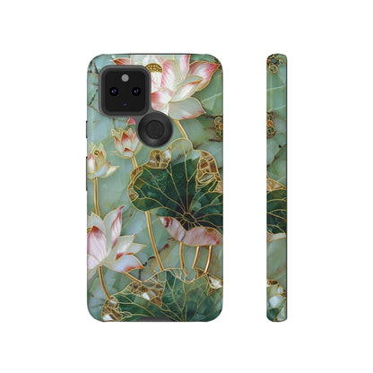 Elegant Floral Phone Case - Tough Cases with Lotus Design