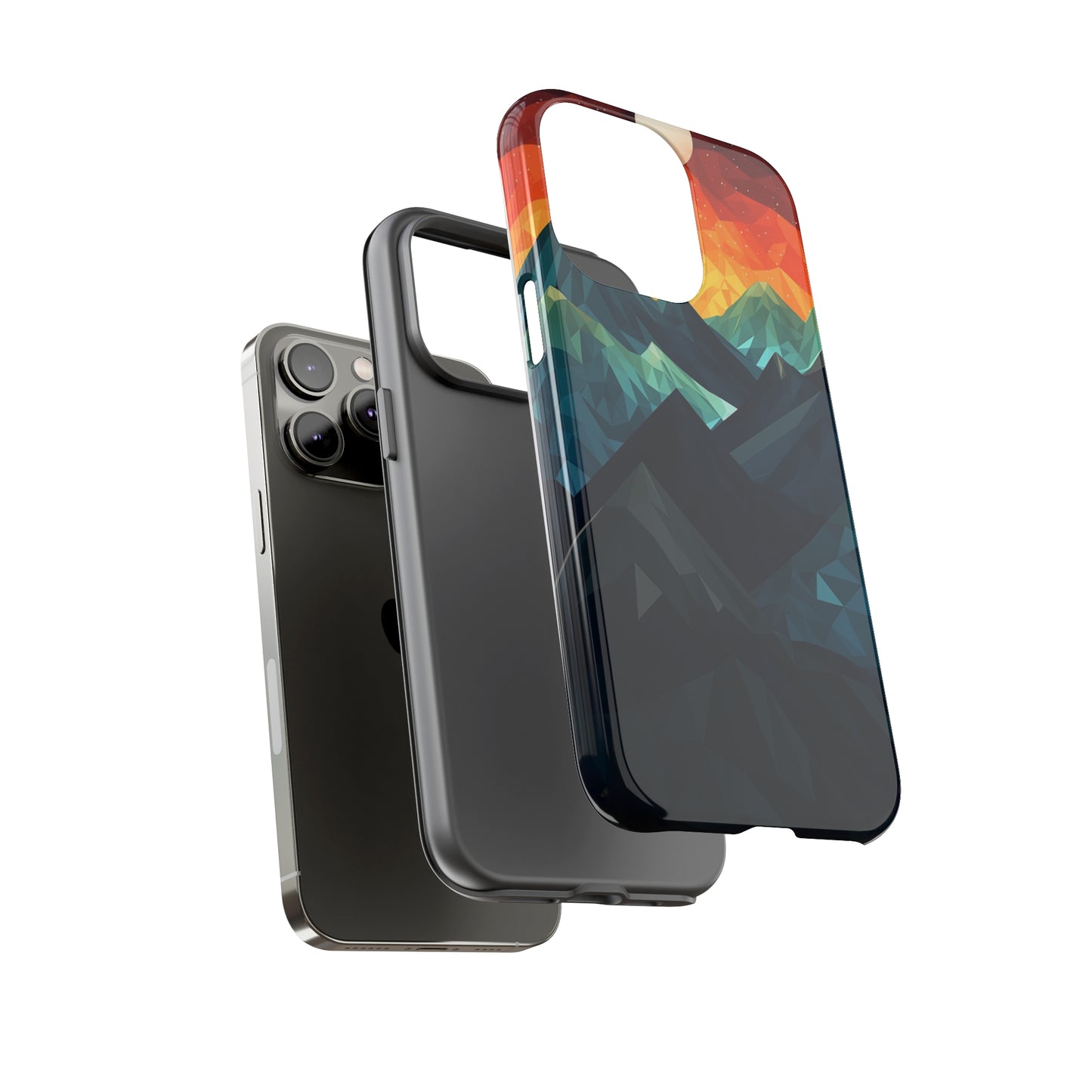 Mountain Abstract Tough Case | Embrace Nature's Beauty with a Durable Phone Case