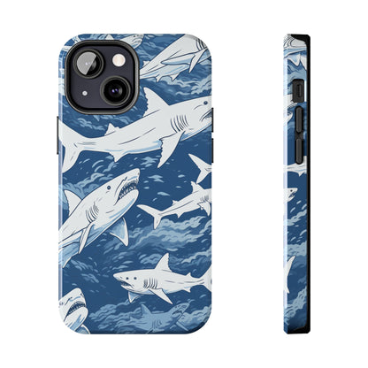 Shark Design: Dive into the Depths with an Aquatic Adventure iPhone Case