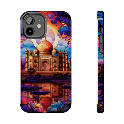 Taj Mahal Silhouette iPhone Case | Royal Elegance for Models 11 through 14 Pro Max