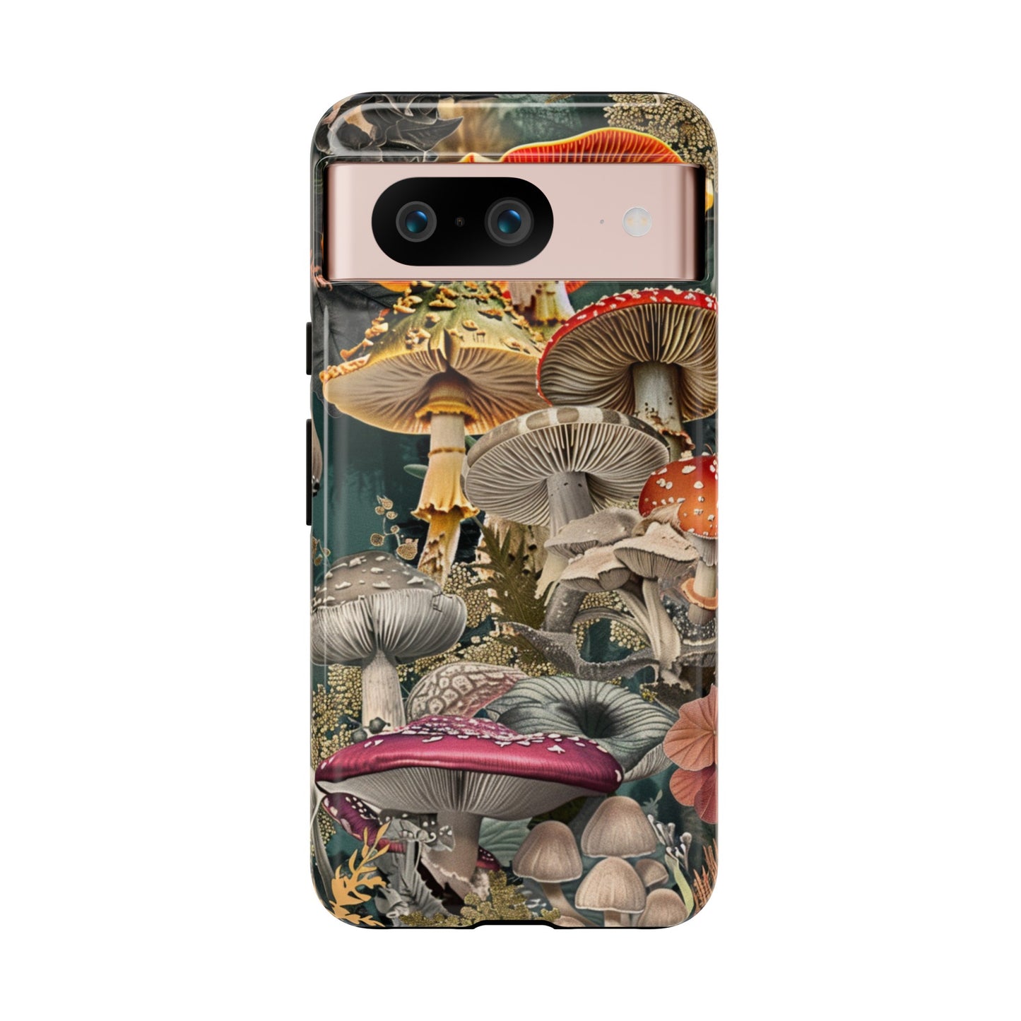 Vintage Illustration Mushroom Collage Phone Case