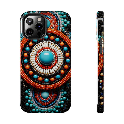 Native American Beadwork iPhone Case | Embrace Traditional Craftsmanship with Artistic Elegance