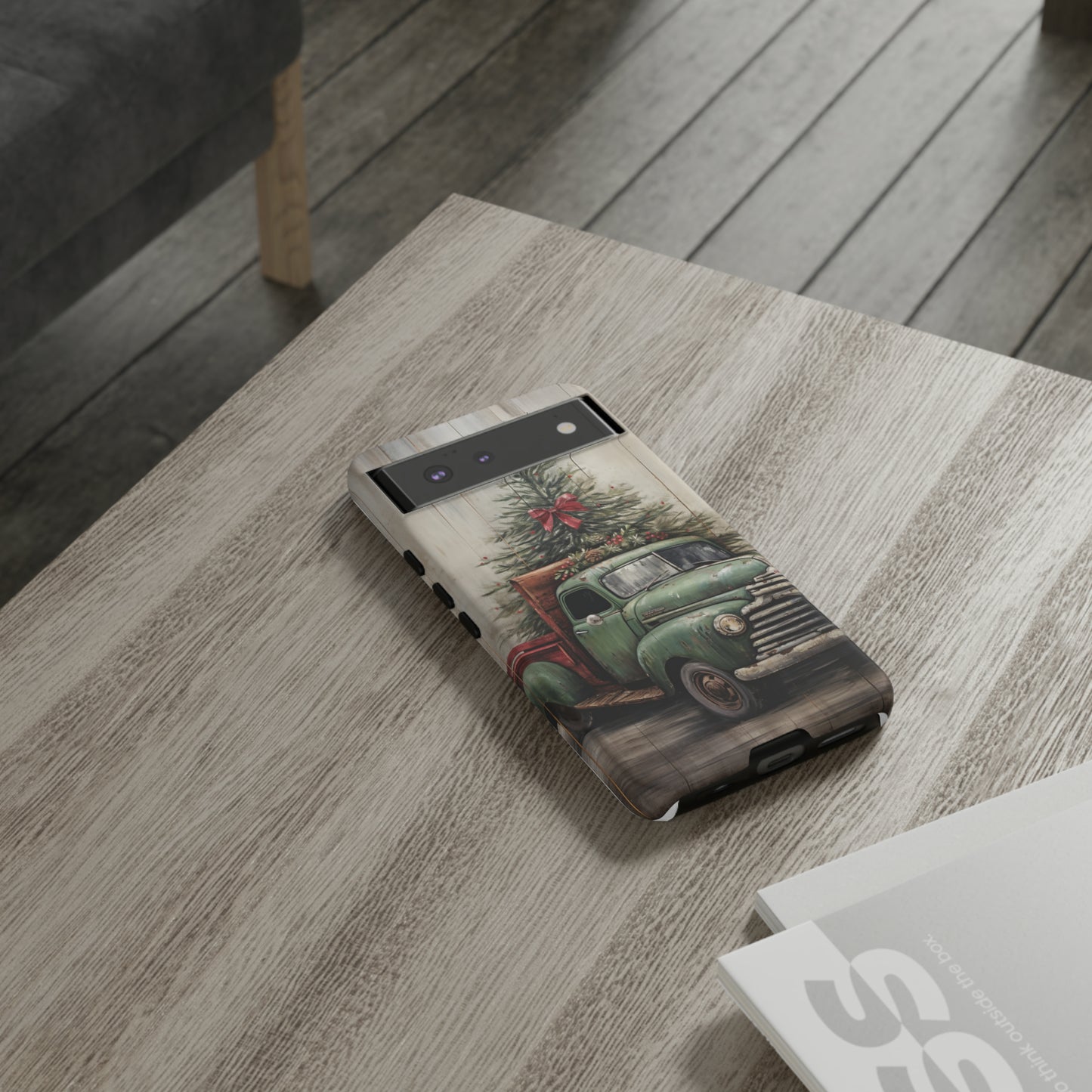 Christmas Pickup Truck Phone Case for iPhone