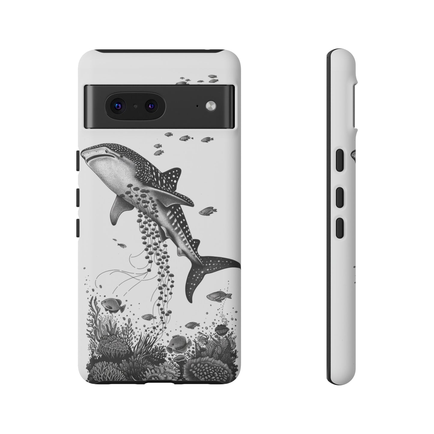 Whale Shark, Turtle, Manta Ray Phone Case