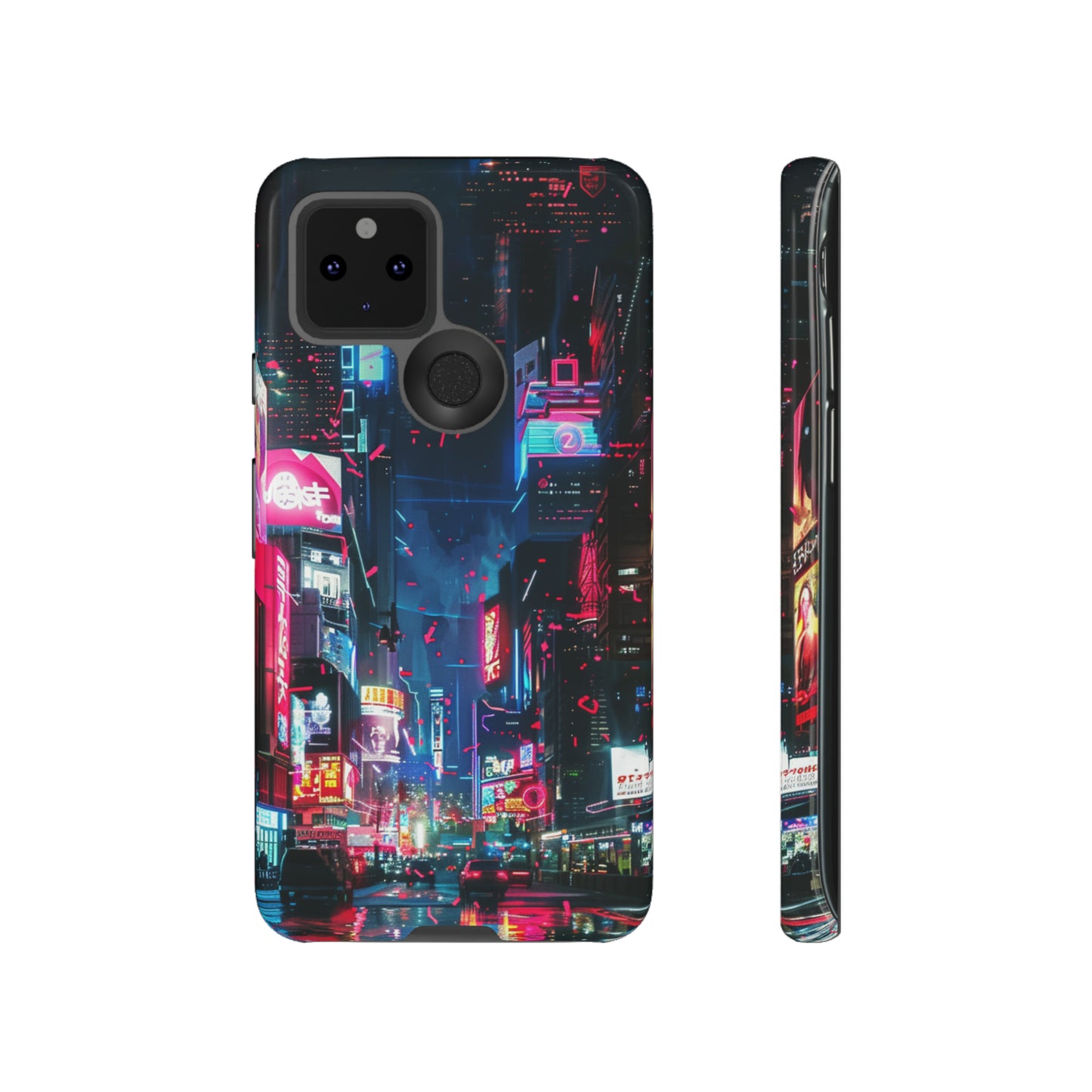 Cyberpunk Tokyo Cityscape Phone Case