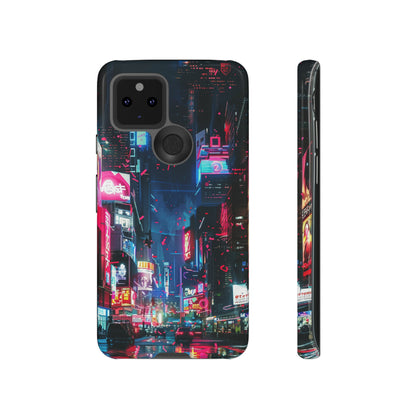 Cyberpunk Tokyo Cityscape Phone Case