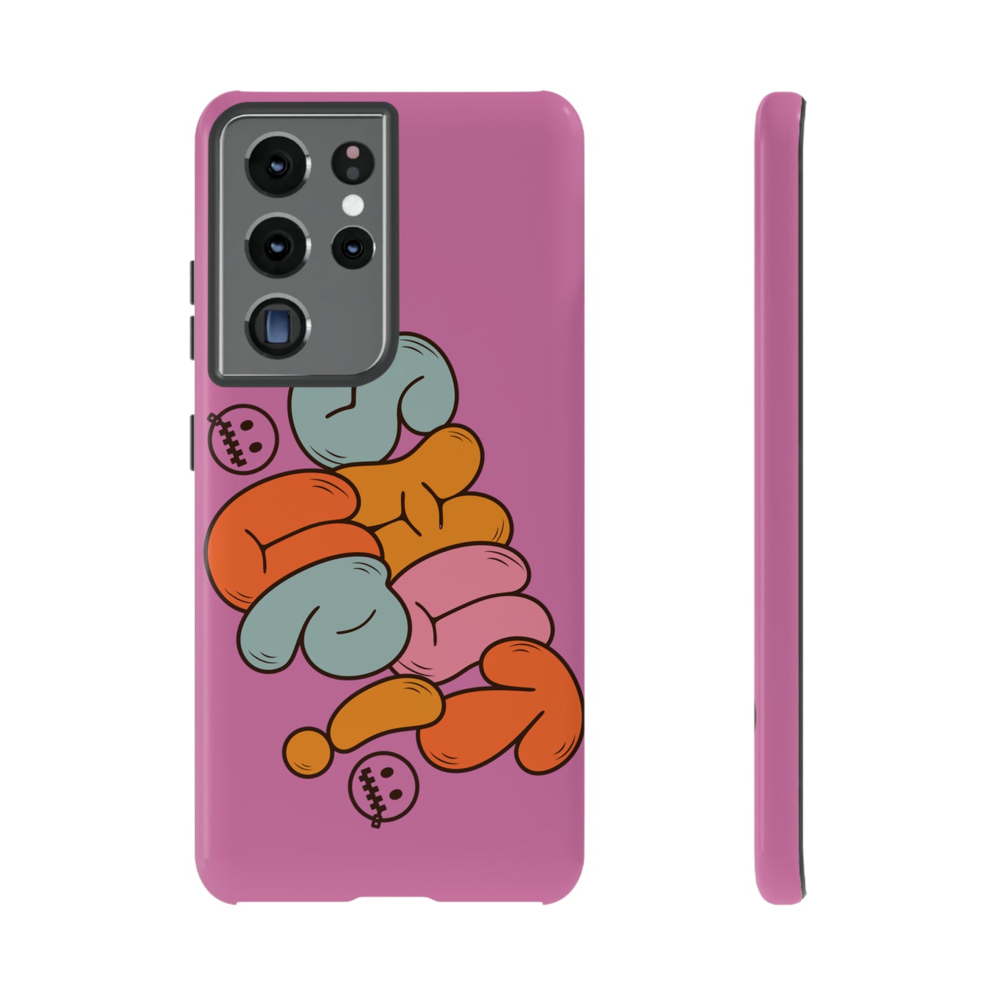 Shut Up Phone Case | Warm Retro Psychedelic Colors | For iPhone, Pixel, Samsung