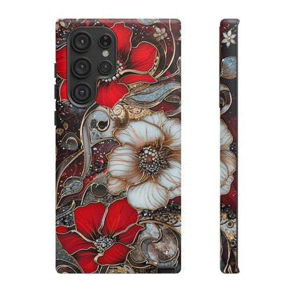 Stained Glass Floral Paisley Explosion Phone Case