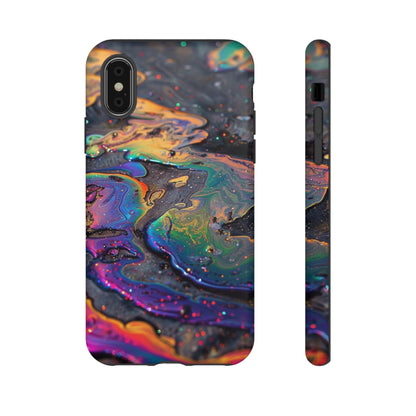 Opalescent Marbled Holographic Print Phone Case