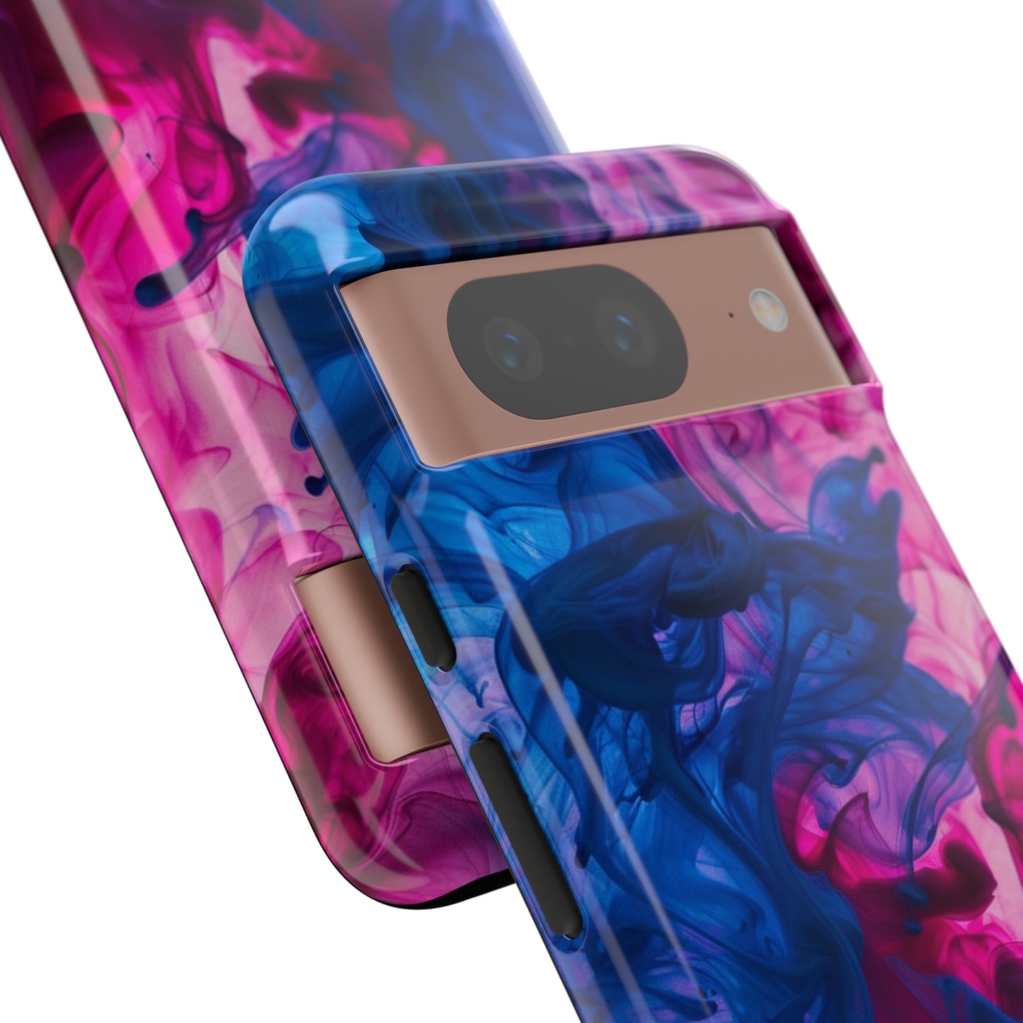 Magenta and Blue Color Explosion Phone Case