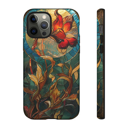 Art Nouveau Floral Full Moon Phone Case