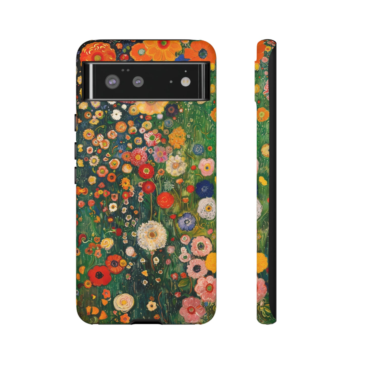 Gustav Klimt Style Flower Garden Painting Phone Case