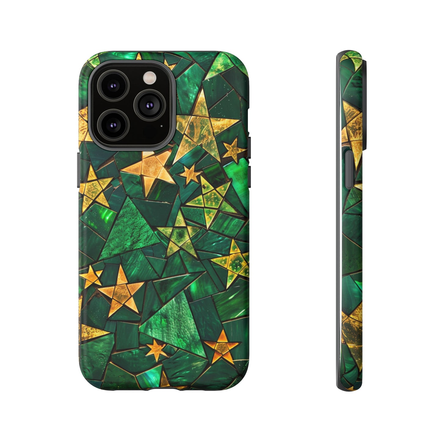 Green Celestial Stained Glass Mosaic Phone Case