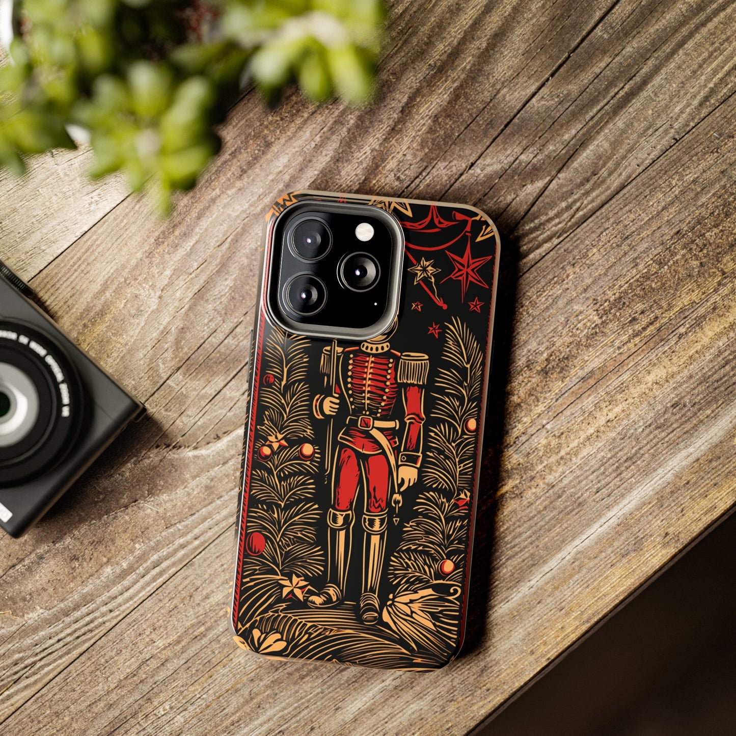 Guardian of Yuletides Past: Vintage Christmas Toy Soldier | Tough iPhone Case