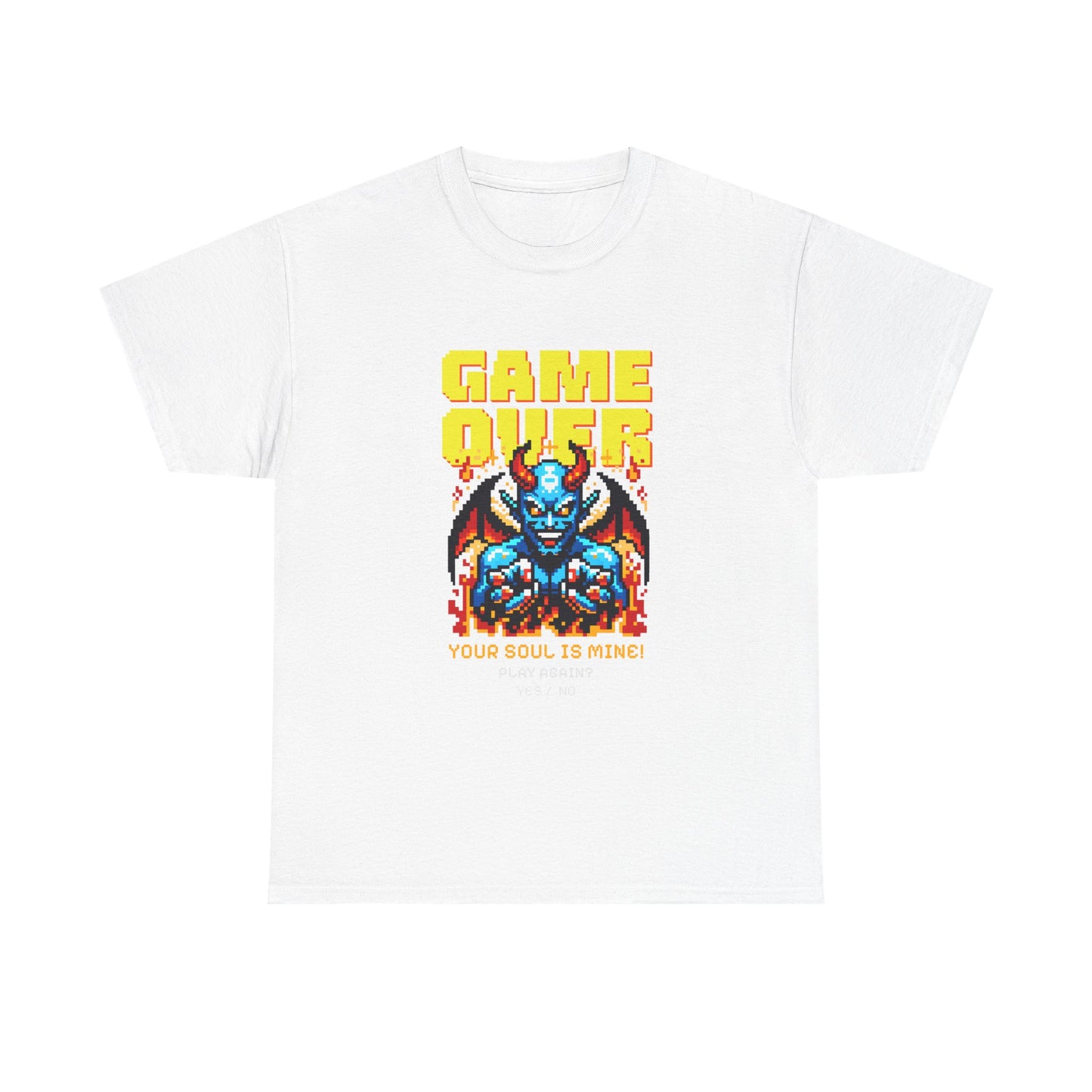 retro game over gamer shirt