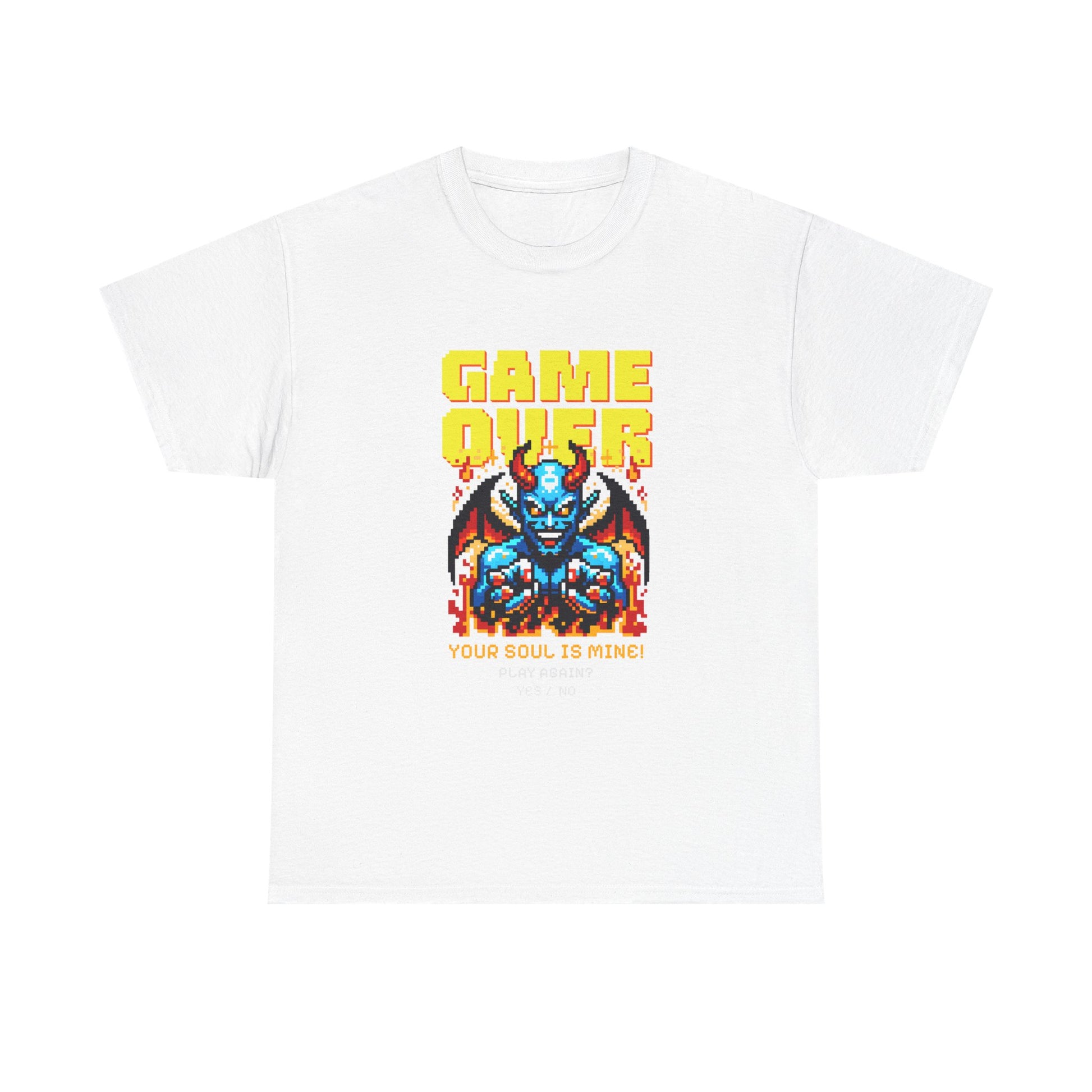 retro game over gamer shirt