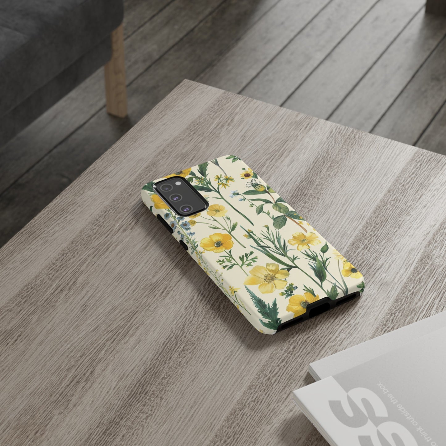 Floral Sage Yellow Wildflower Phone Case