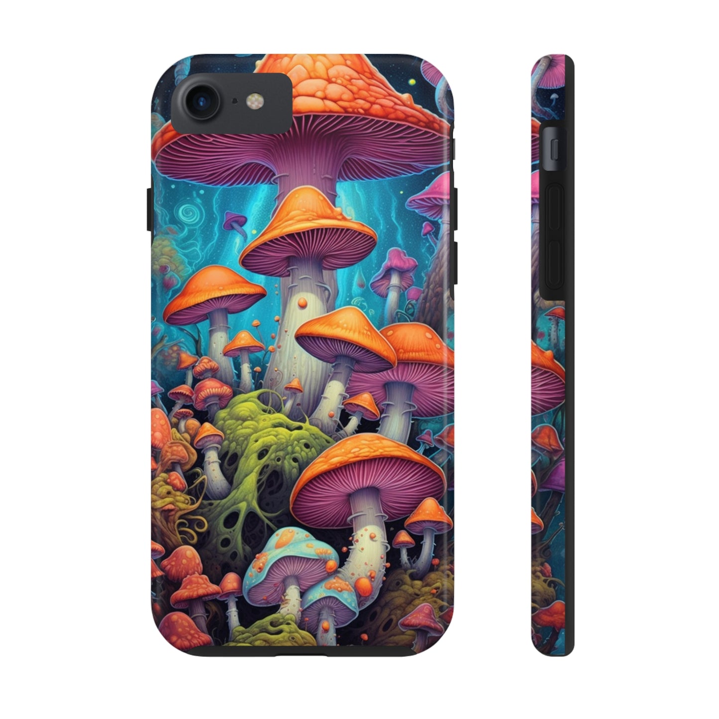 Trippy Magic Mushroom Tough iPhone Case | Embrace the Psychedelic Enchantment