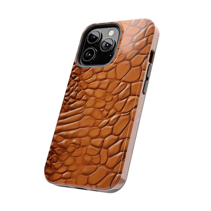 Faux Alligator Skin Textured look and style iPhone Case