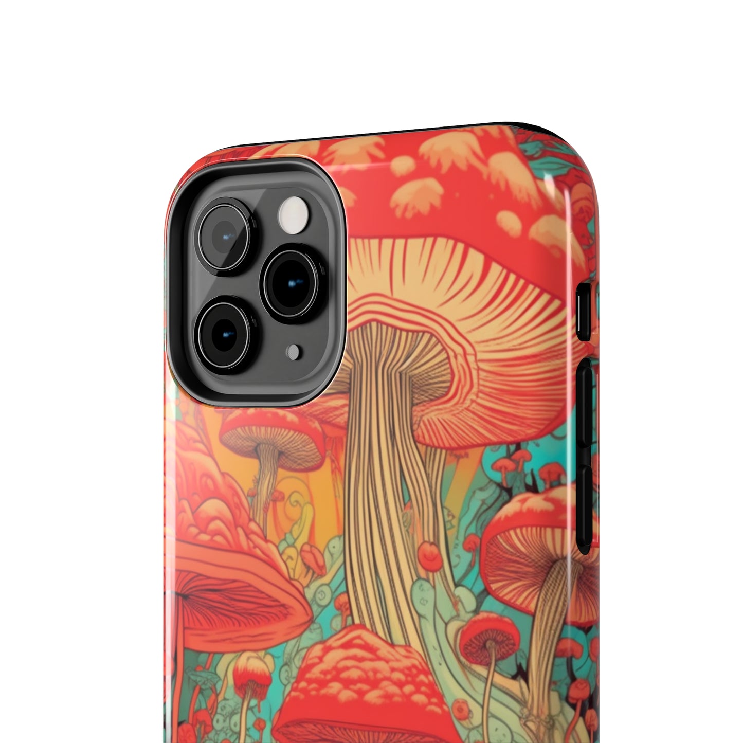 Trippy Magic Mushroom Tough iPhone Case | Embrace the Psychedelic Art