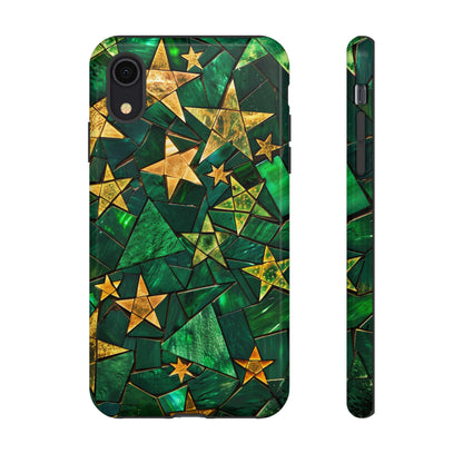 Green Celestial Stained Glass Mosaic Phone Case