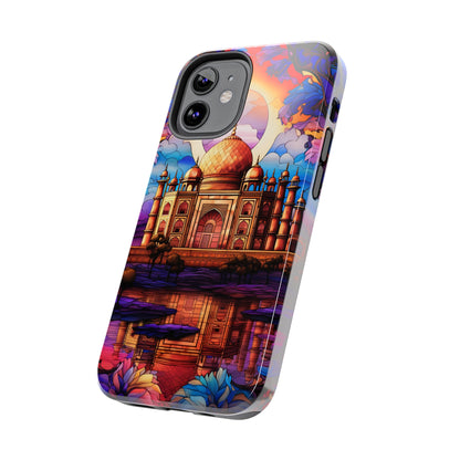 Taj Mahal Silhouette iPhone Case | Royal Elegance for Models 11 through 14 Pro Max