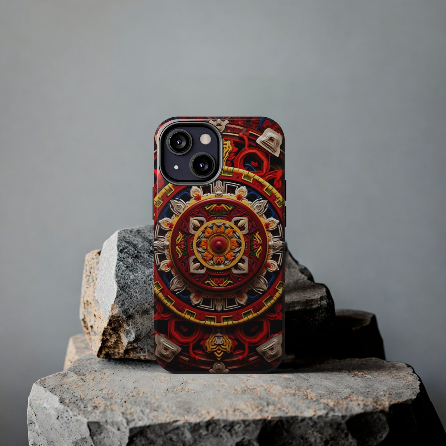 Mystical Visions: Psychedelic Tibet Mandala | Buddhist iPhone Case