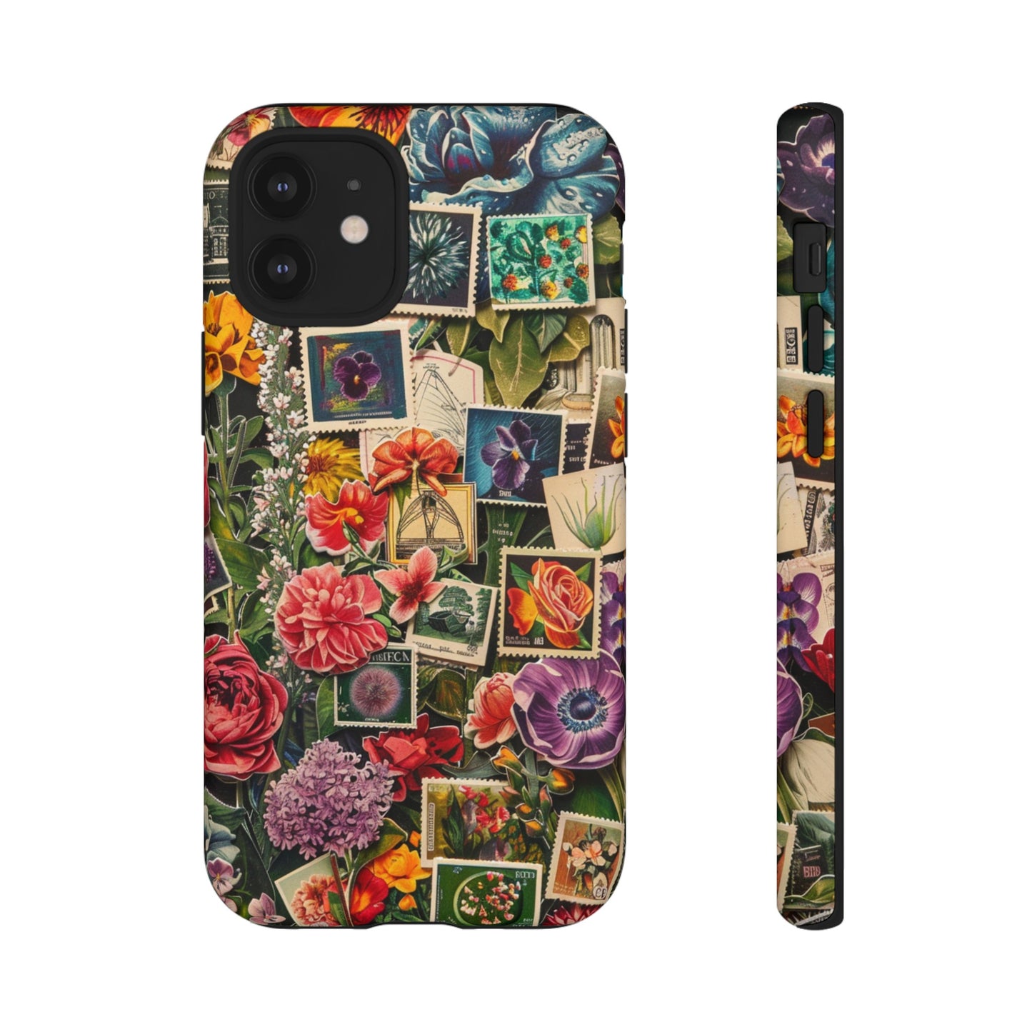 Vintage Floral Stamps Phone Case