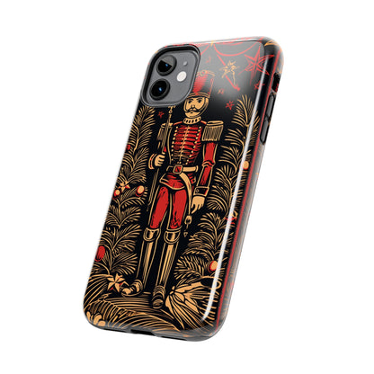 Guardian of Yuletides Past: Vintage Christmas Toy Soldier | Tough iPhone Case