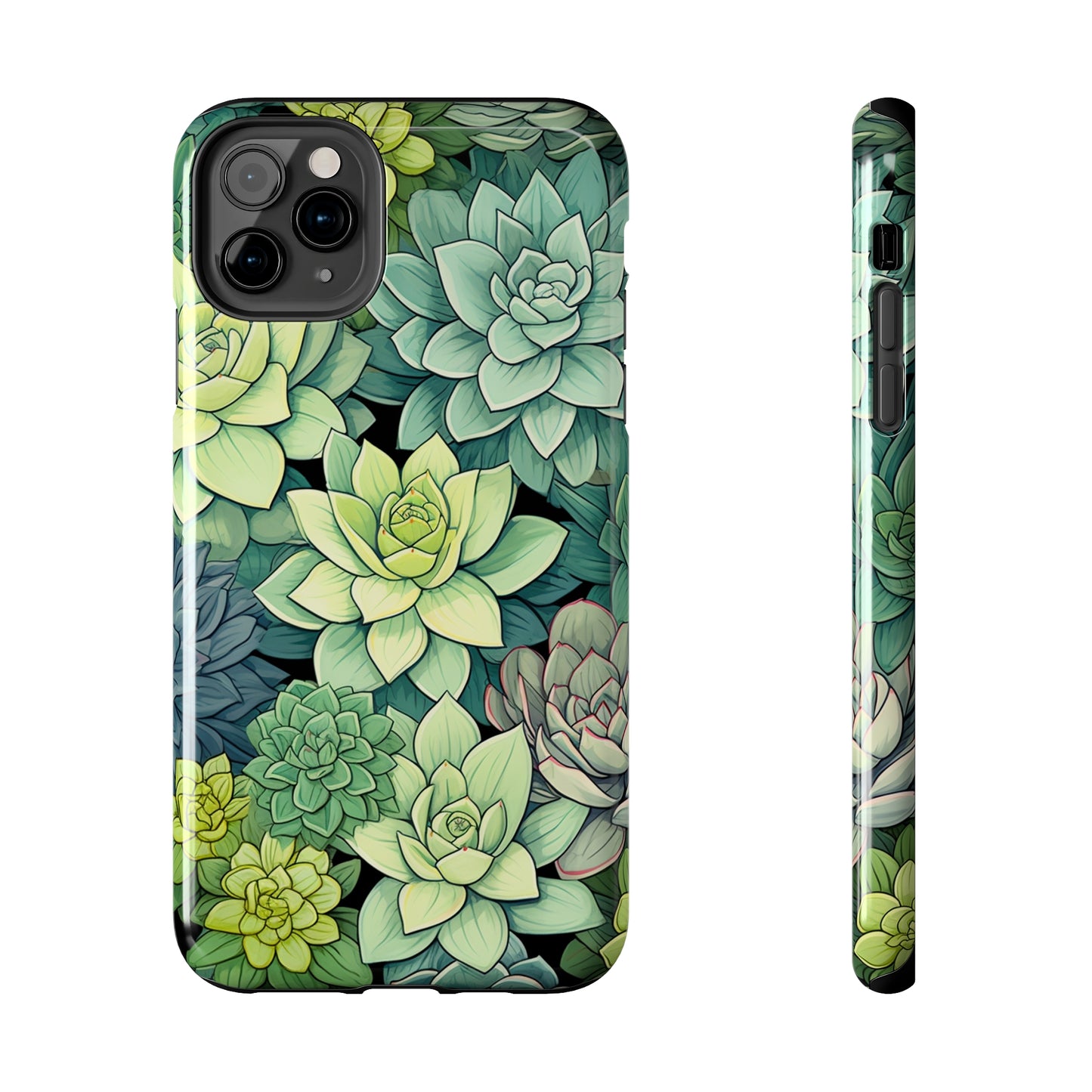 Succulent Desert Cactus Floral iPhone Case | Embrace the Beauty of Arid Elegance